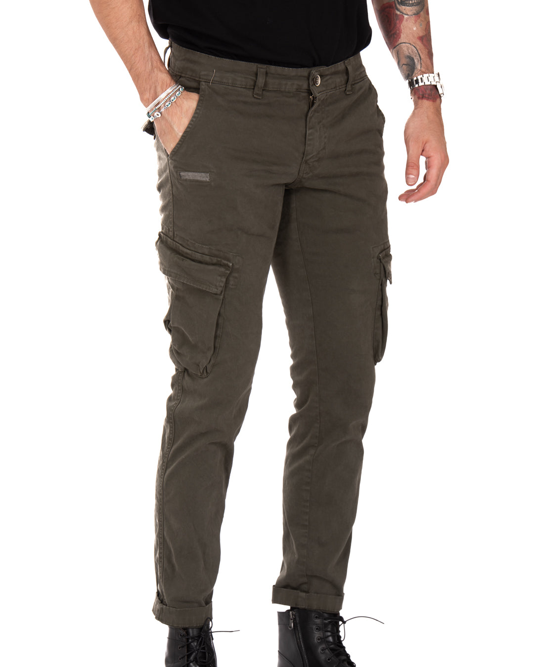 Roy - pantalon cargo militaire
