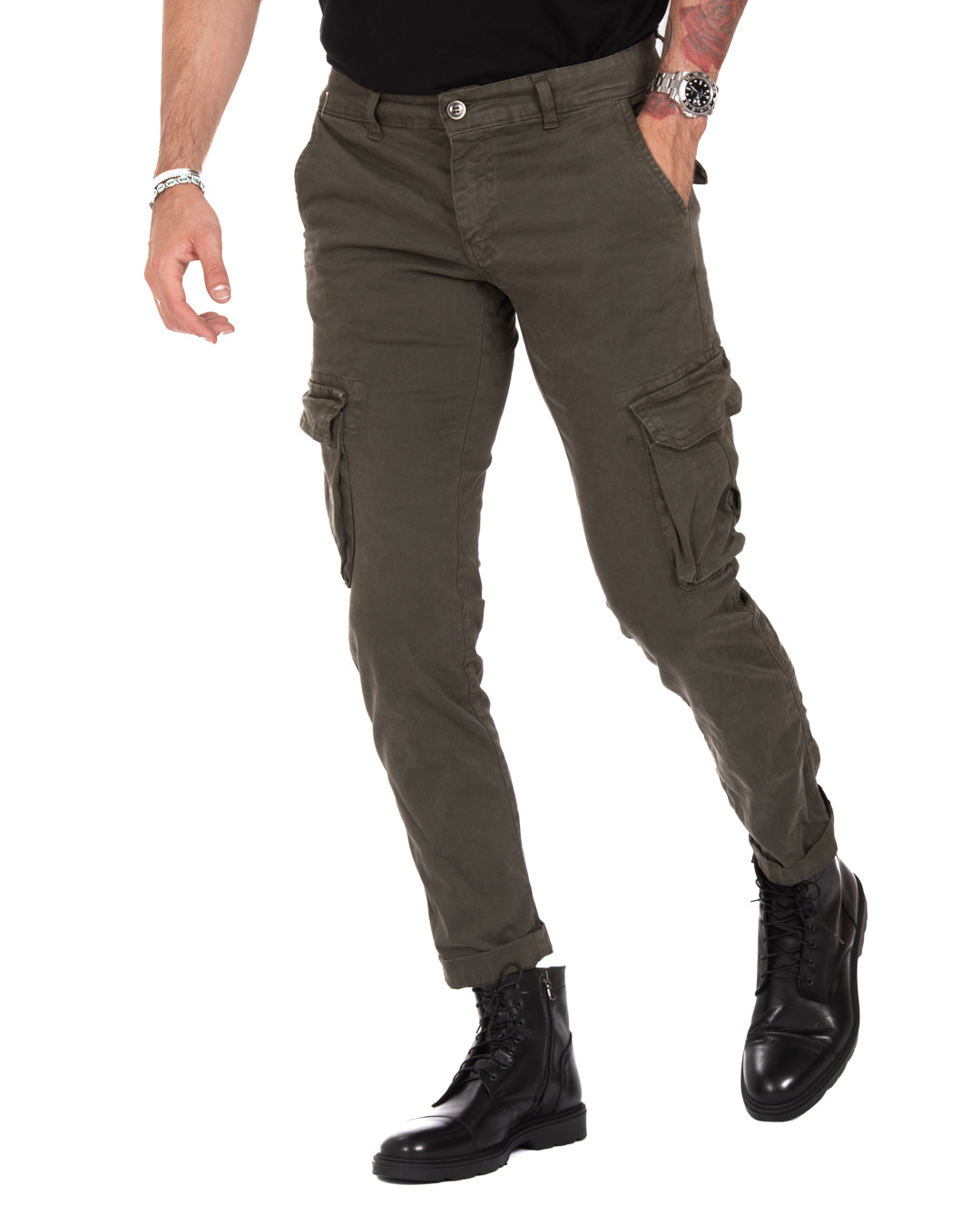 Roy - pantalon cargo militaire