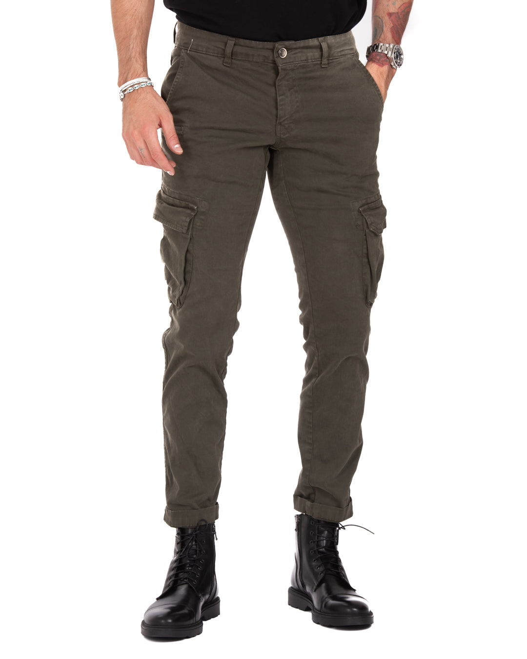 Roy - pantalon cargo militaire
