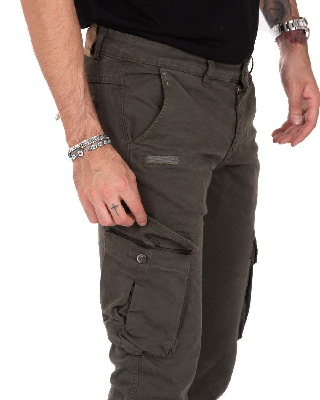 Roy - pantalon cargo militaire