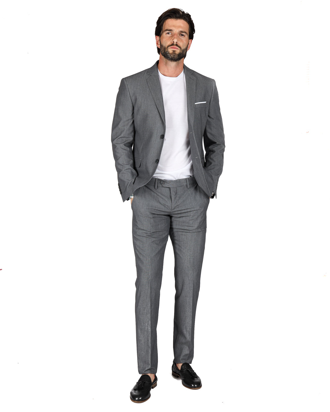 Berlin - gray basic dress