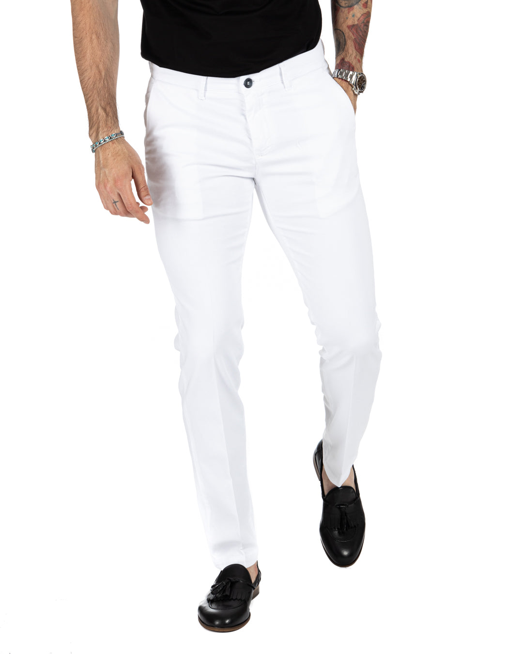 Bill - white armored trousers