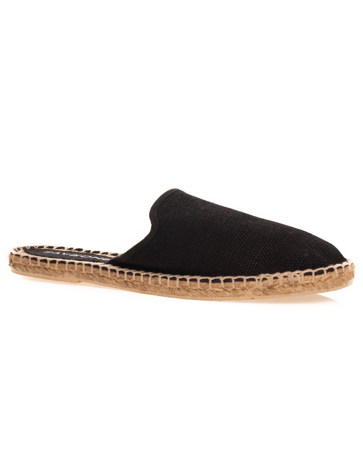 Portofino - black espadrille mules