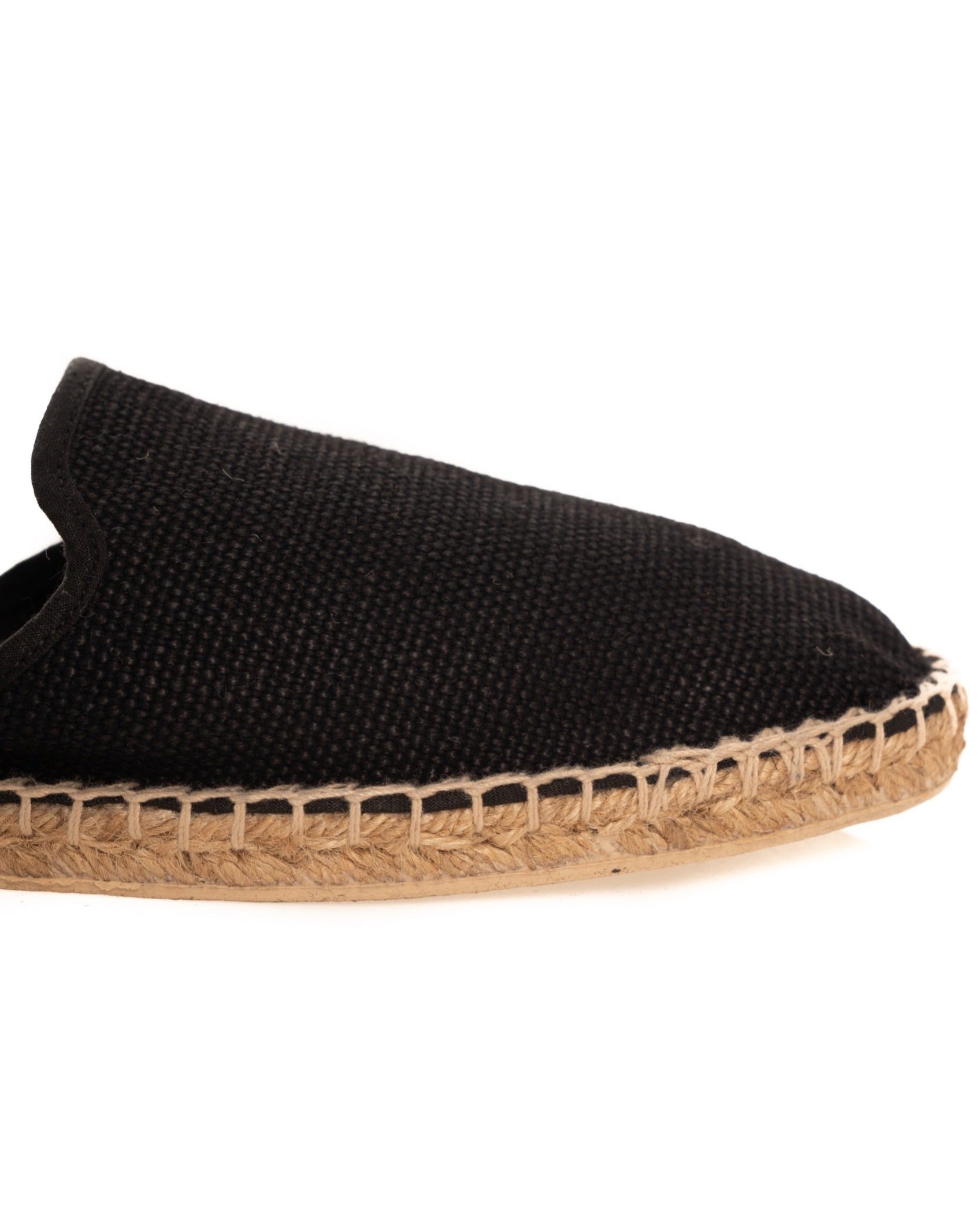 Portofino - black espadrille mules