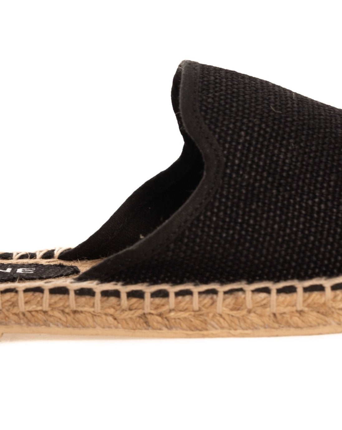Portofino - black espadrille mules