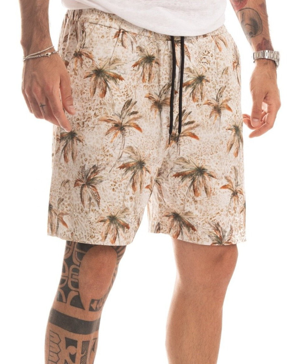 LOS ANGELES - COTTON BERMUDA SHORTS