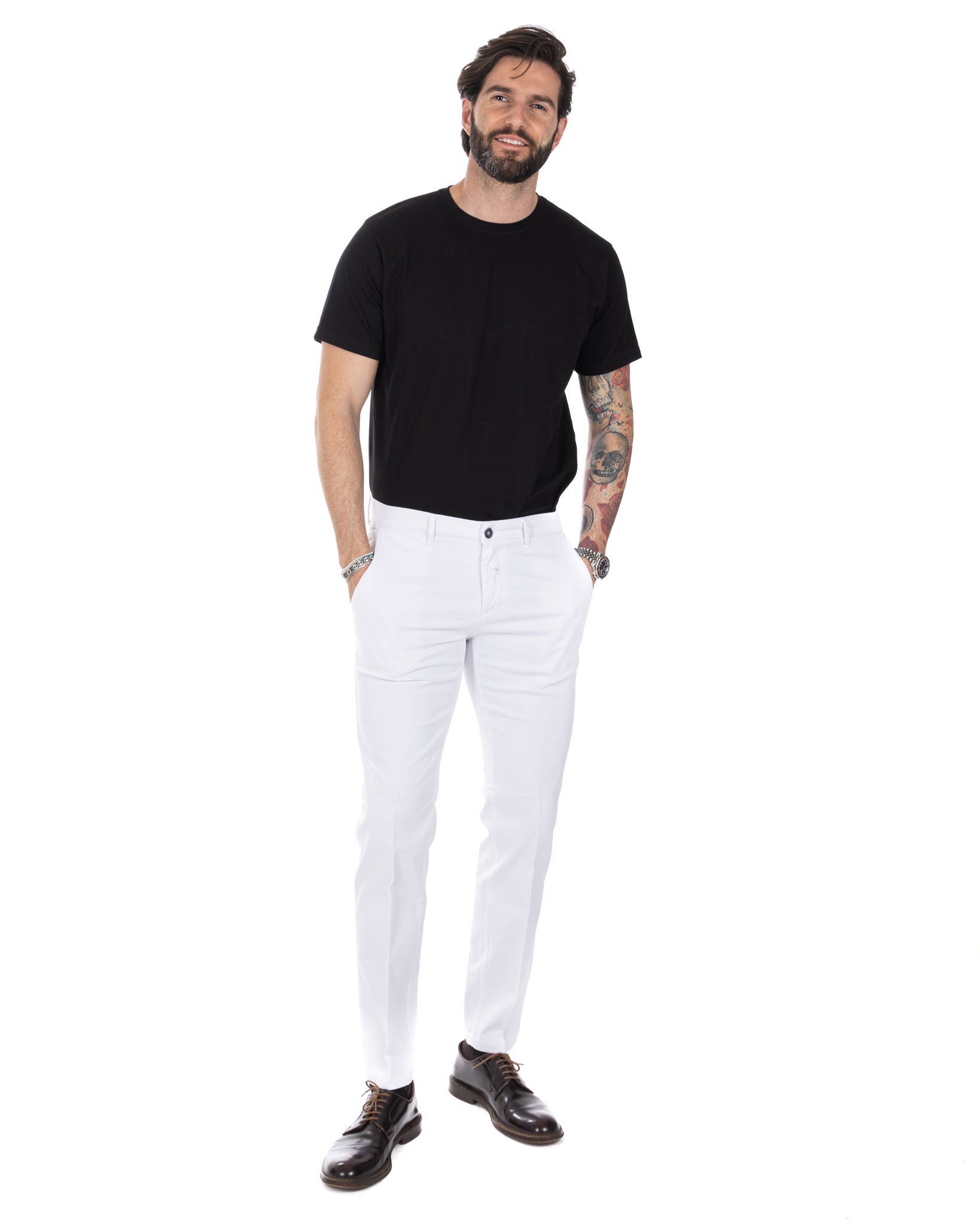 Harry - black stretch cotton t-shirt