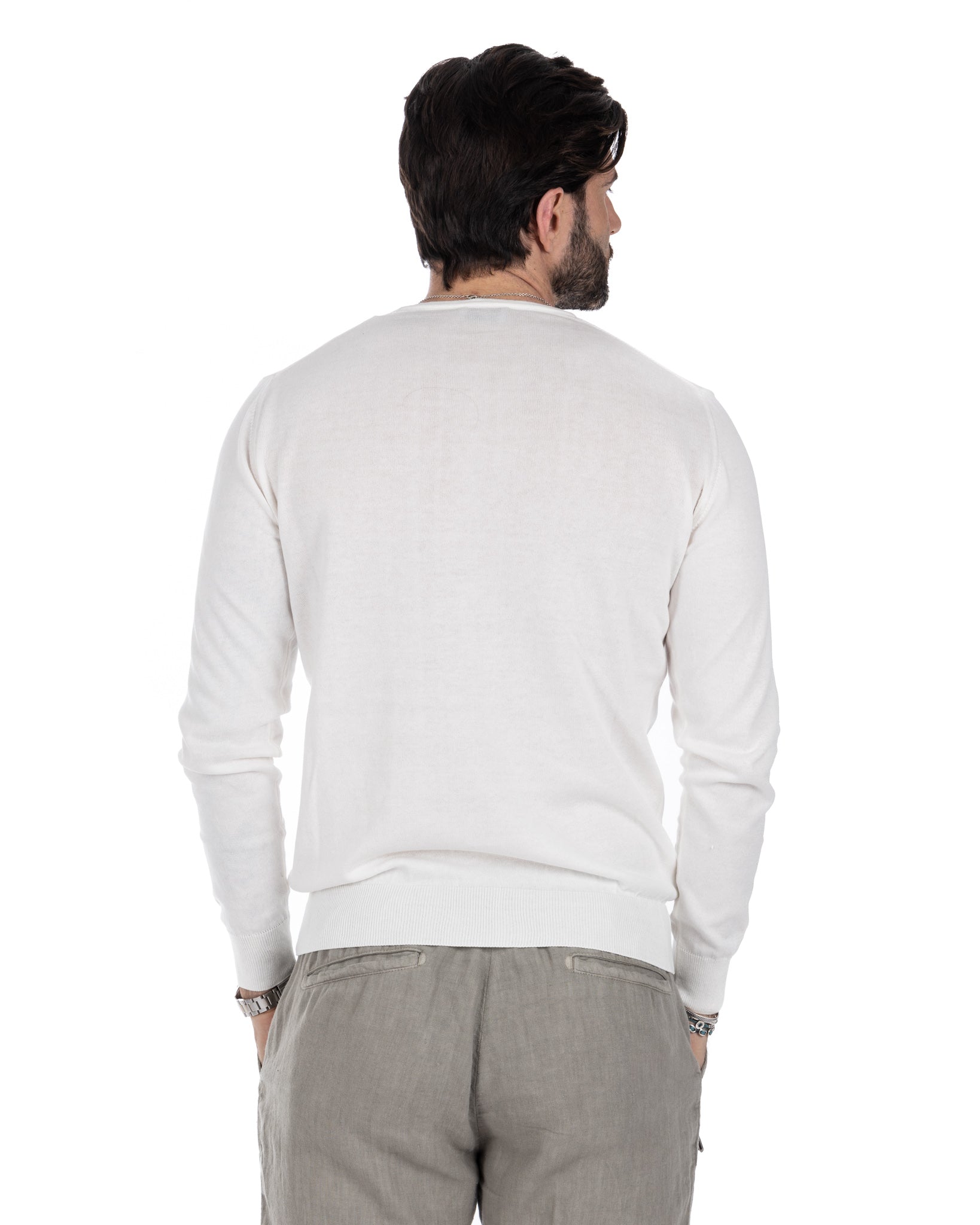 Daniil - cream cotton sweater
