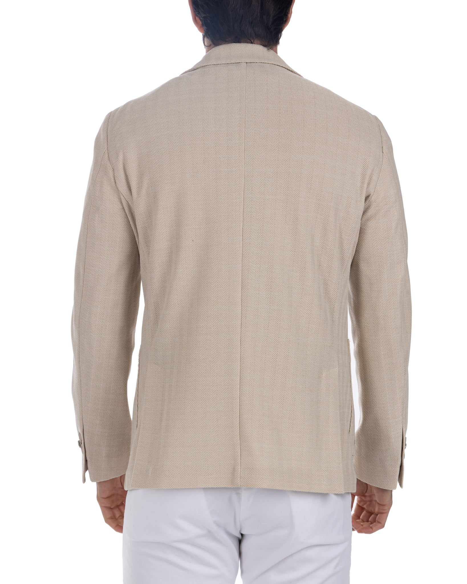 Noto - giacca monopetto solaro beige