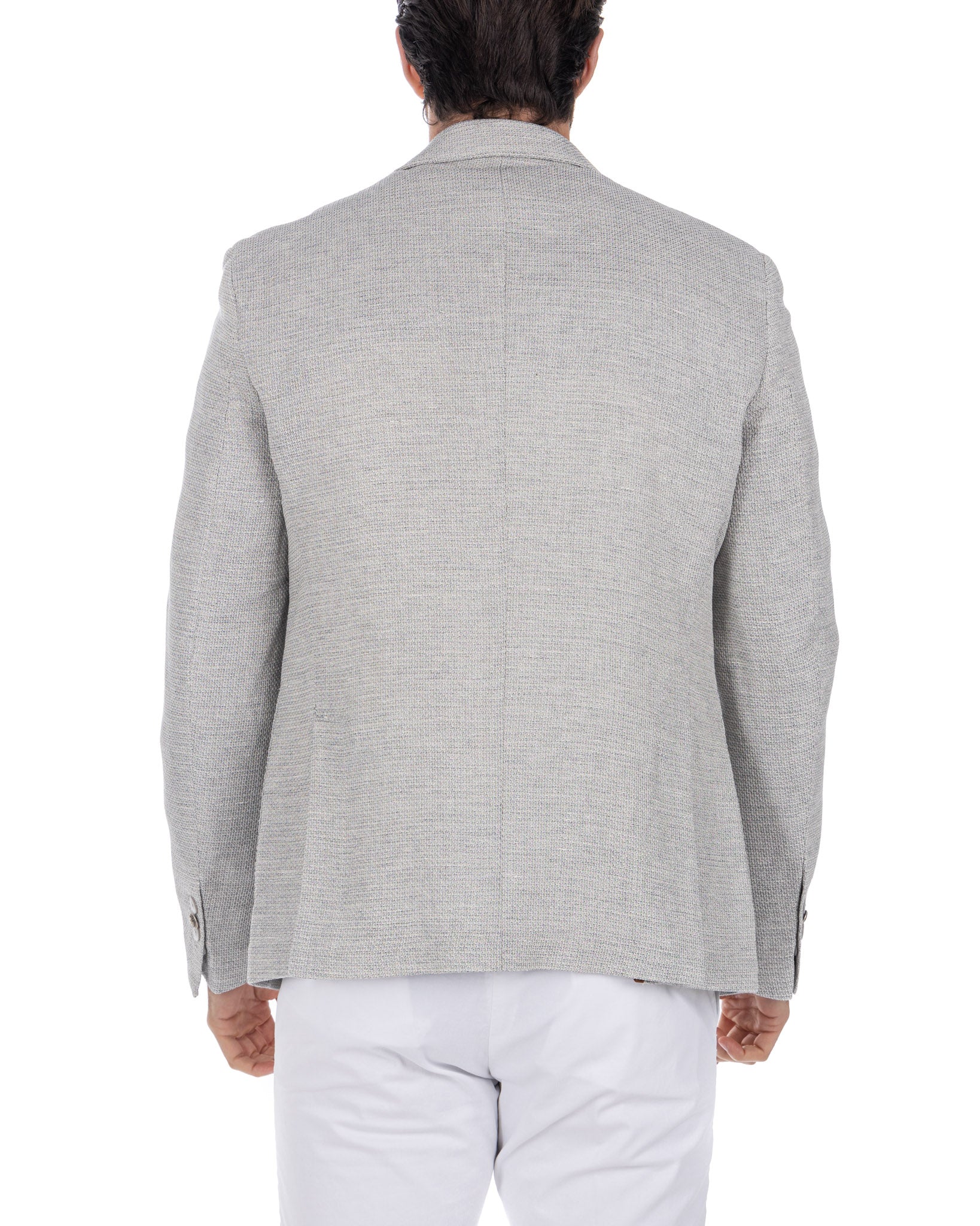 Locorotondo - cream single-breasted jacket