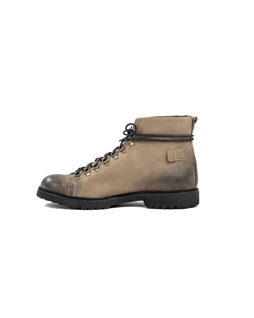 APOLLO - MUD NUBUCK LEATHER ANKLE BOOT