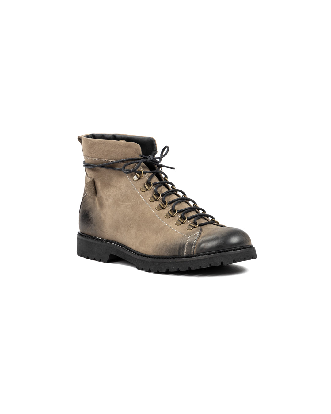APOLLO - MUD NUBUCK LEATHER ANKLE BOOT