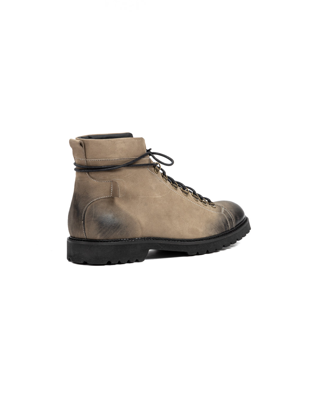 APOLLO - MUD NUBUCK LEATHER ANKLE BOOT