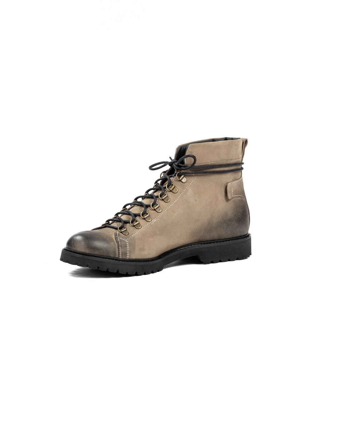 APOLLO - MUD NUBUCK LEATHER ANKLE BOOT