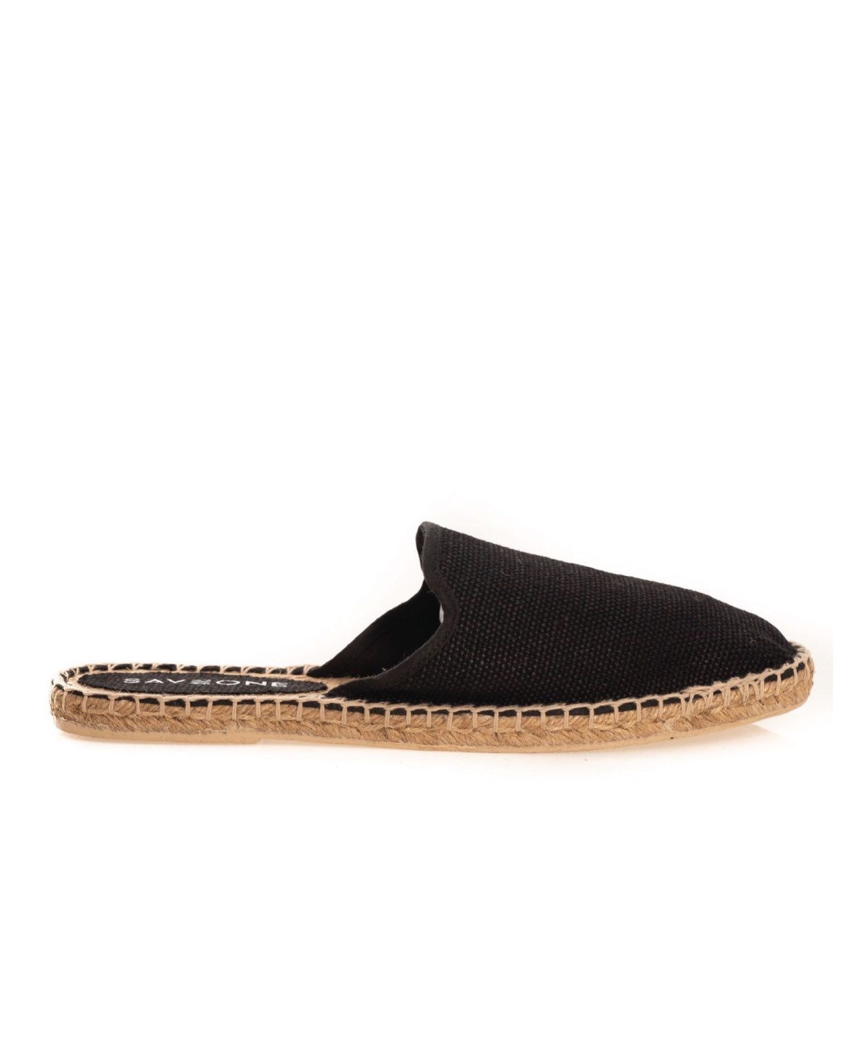 Portofino - black espadrille mules