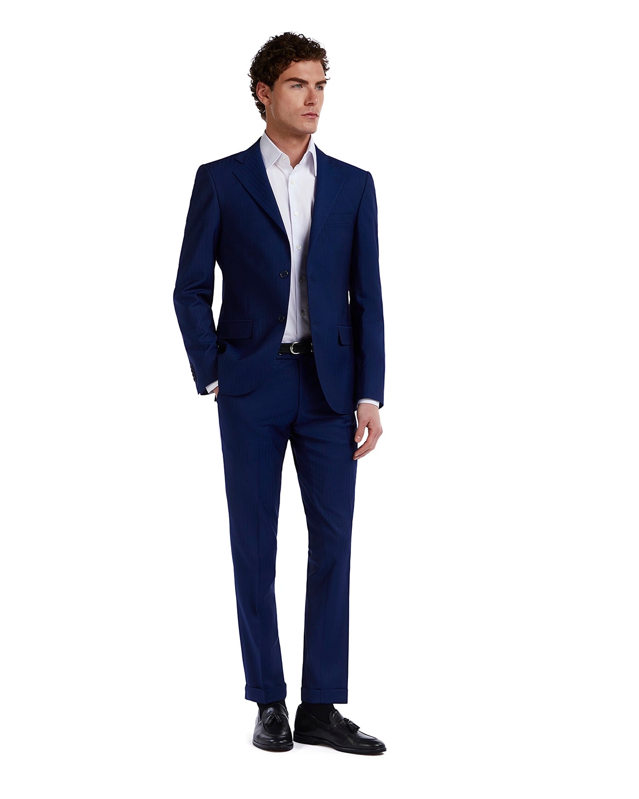 Paris blue solar suit