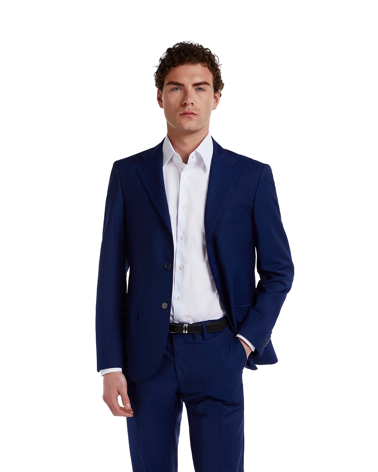 Paris blue solar suit
