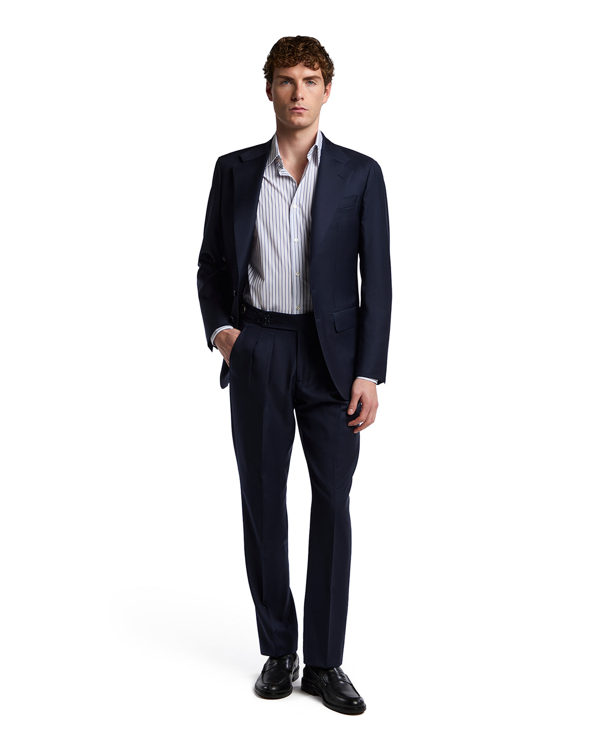 Abito Milano con Alto in lana Perennial Canonico blu