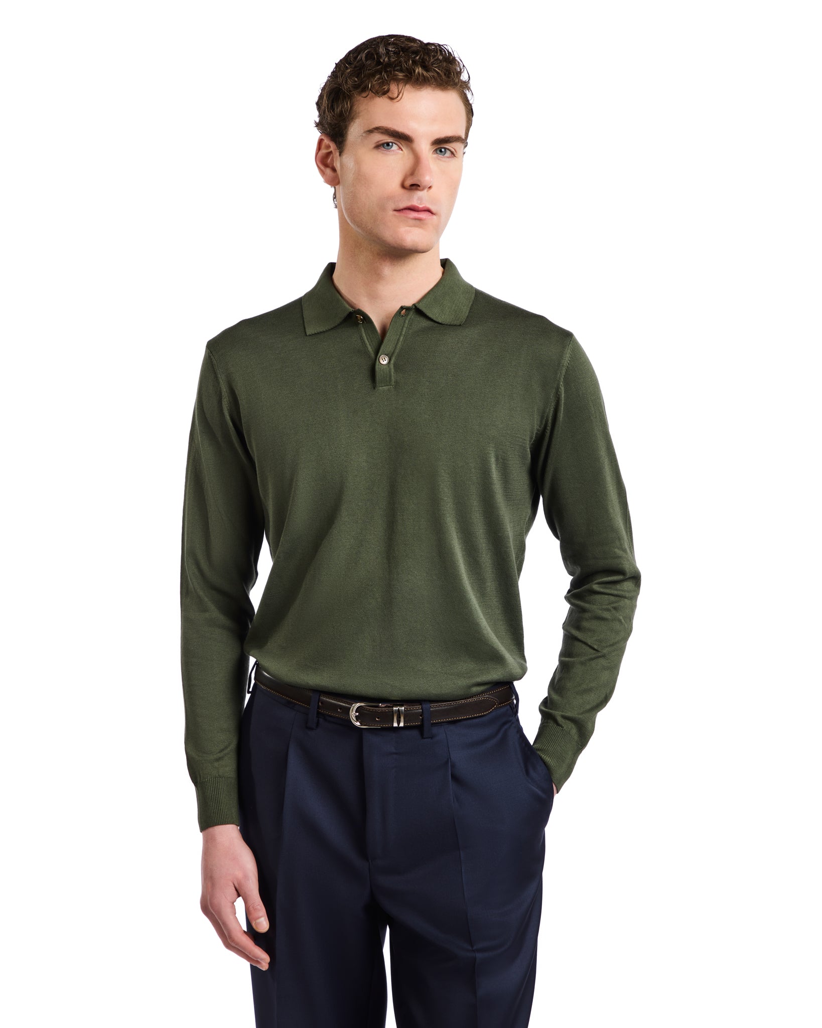 Andrey military cotton polo shirt