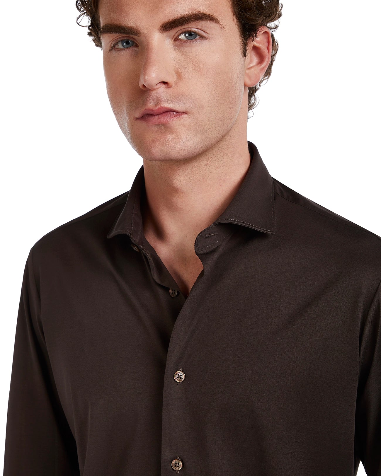 Camicia Miyagi in cotone moro