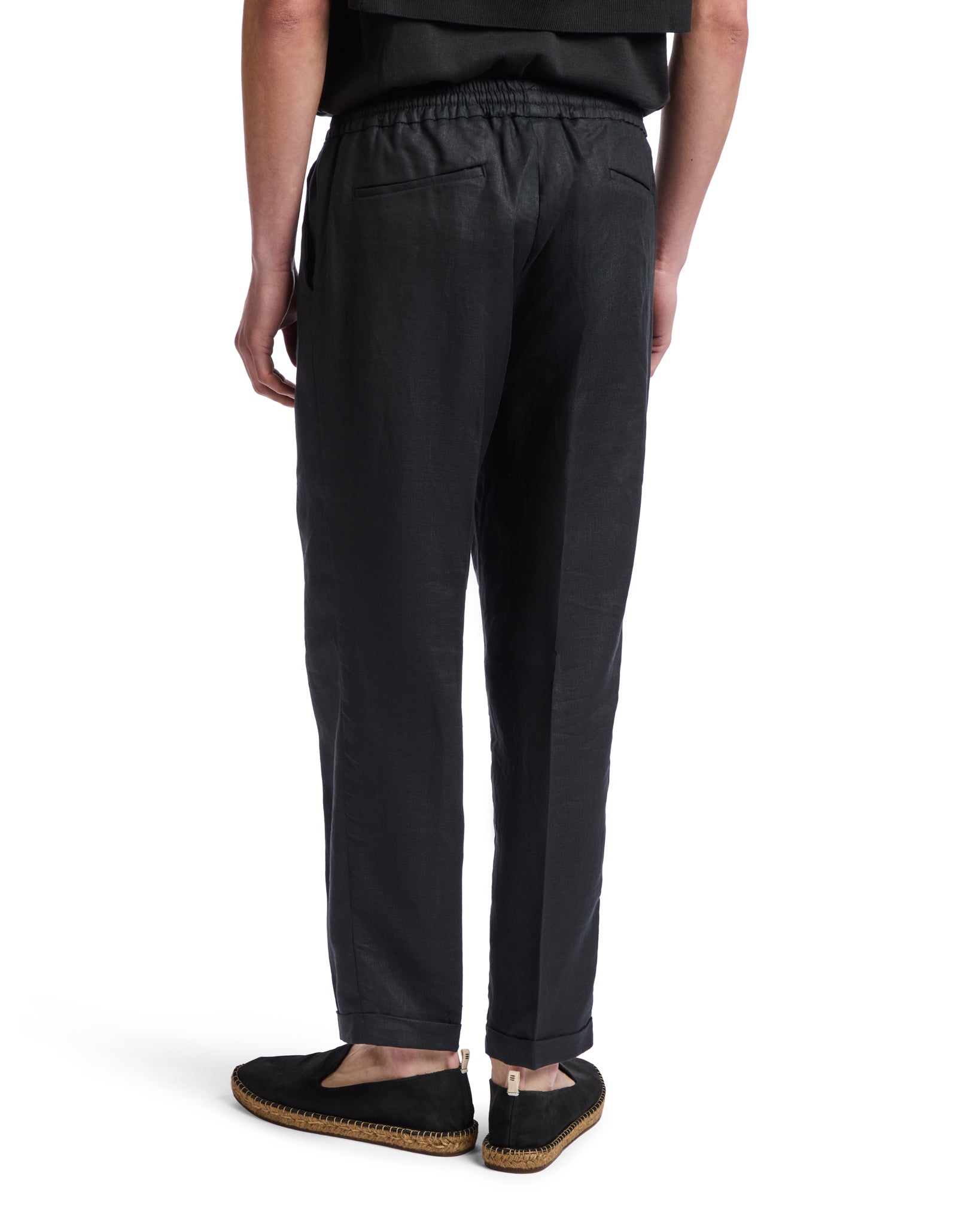 Pantalaccio Sangio in puro lino nero