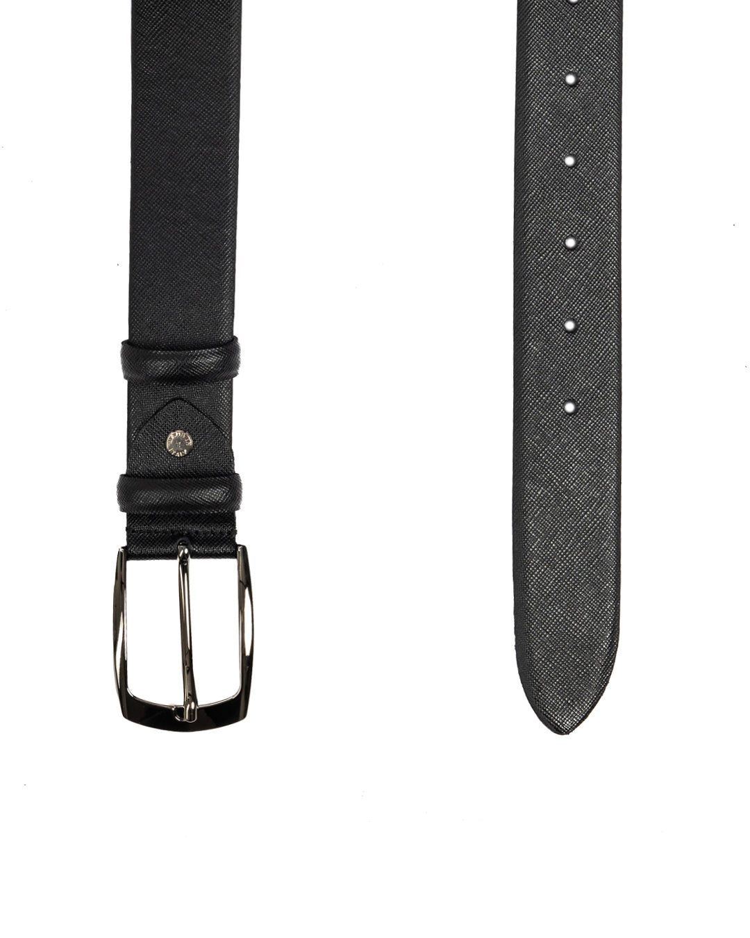 Capalbio - black saffiano leather belt