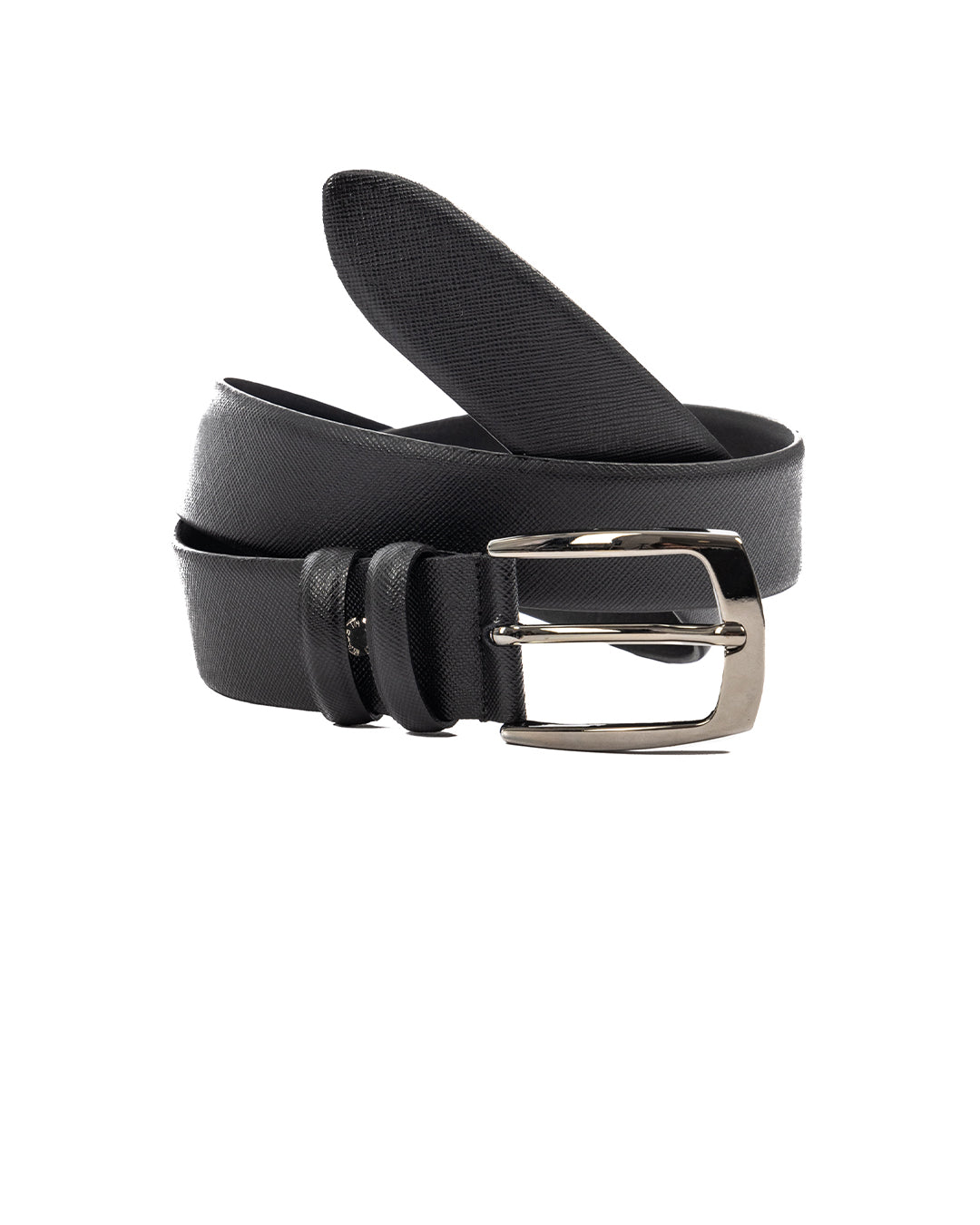 Capalbio - black saffiano leather belt