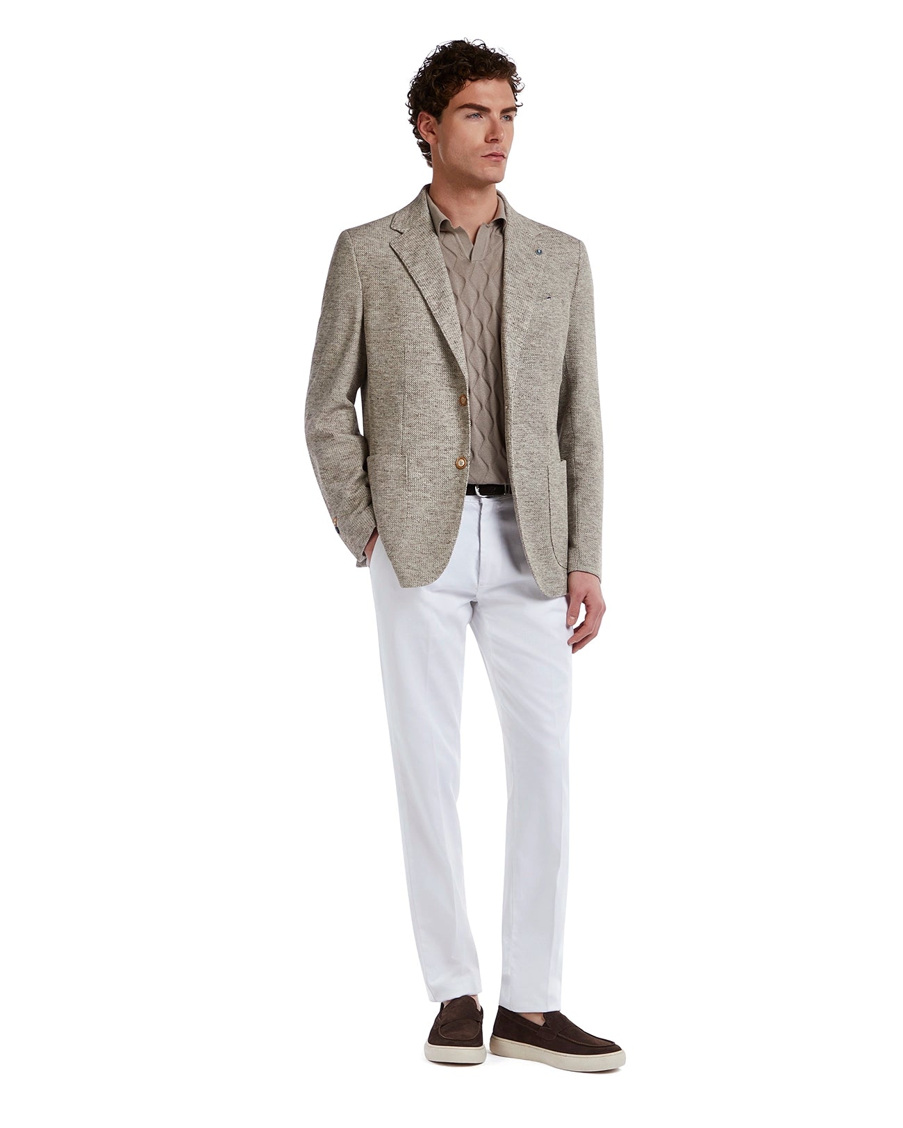 Chaqueta Erice mélange beige