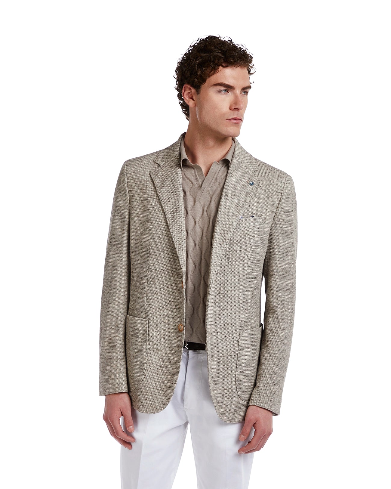 Giacca Erice mèlange beige