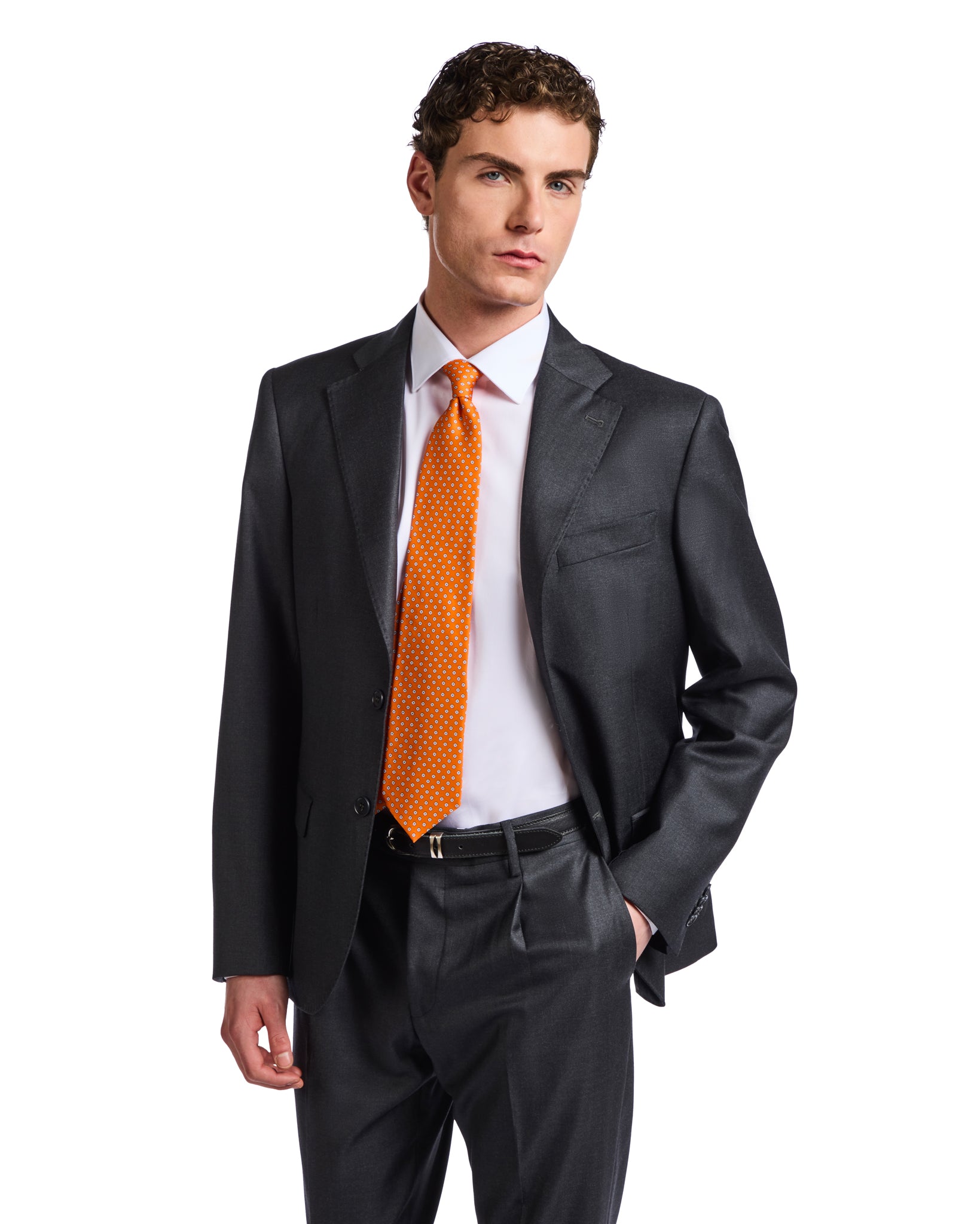 Robe pérenne en laine Barberis Canonico anthracite