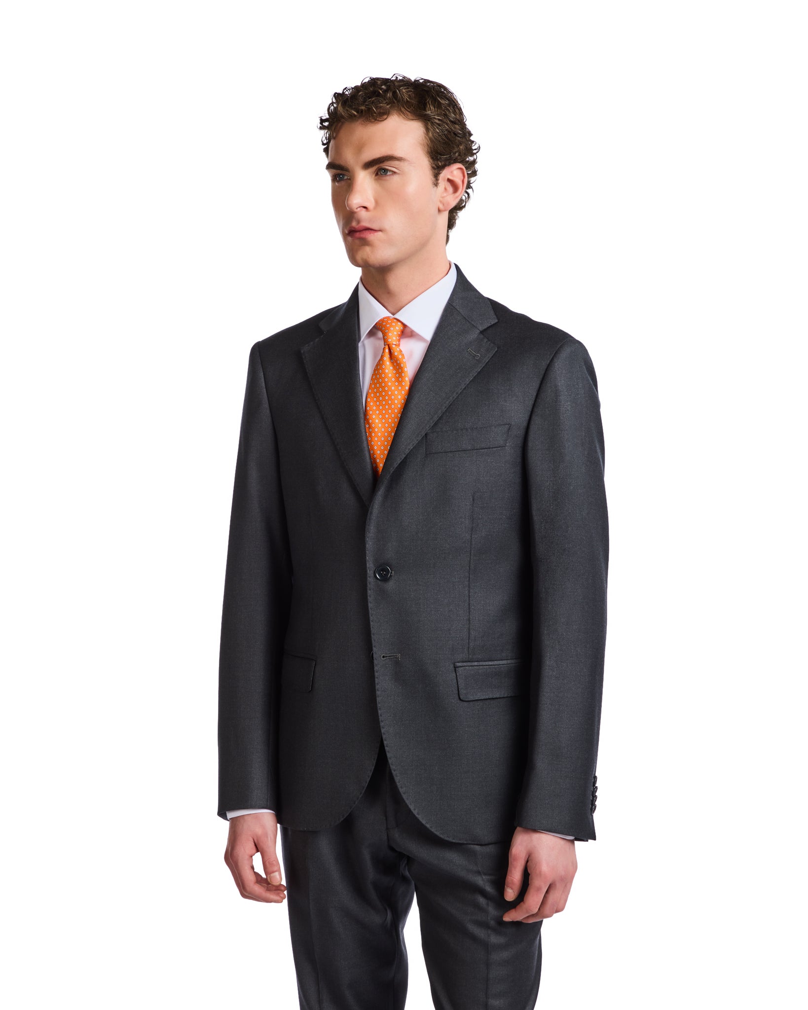 Giacca New Jersey in lana Canonico antracite