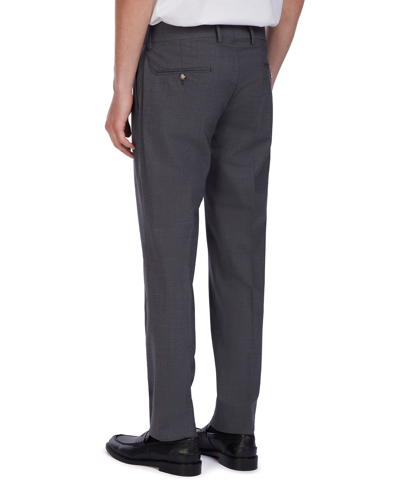 Pantalone Harlem in lana antracite