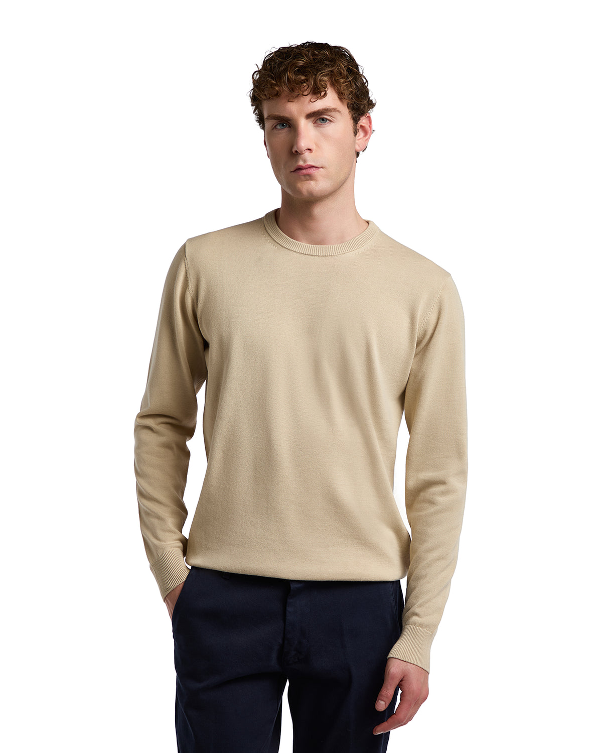 Ugo beige cotton sweater