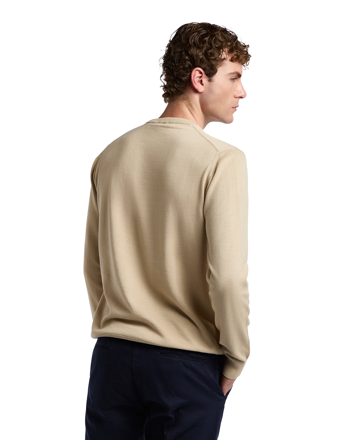 Ugo beige cotton sweater