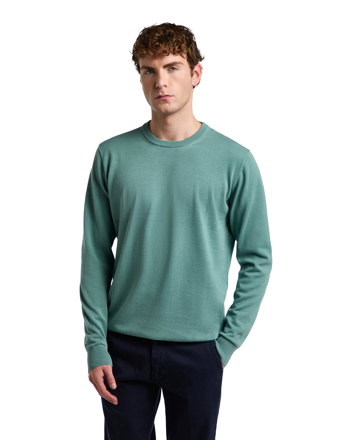 Ugo green cotton sweater