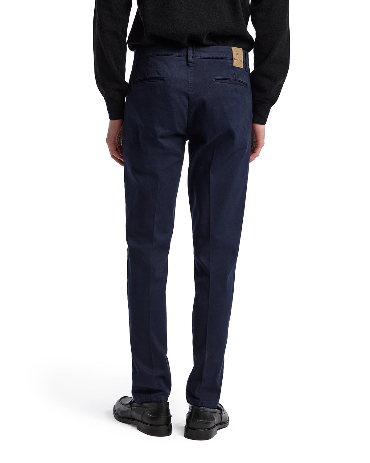 Pantalón Jack de algodón texturizado azul