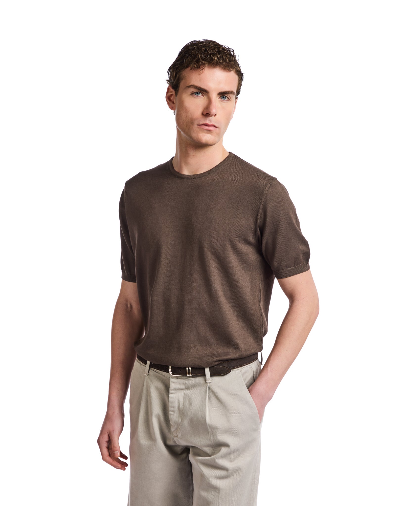 T-shirt Jannik in maglia moro