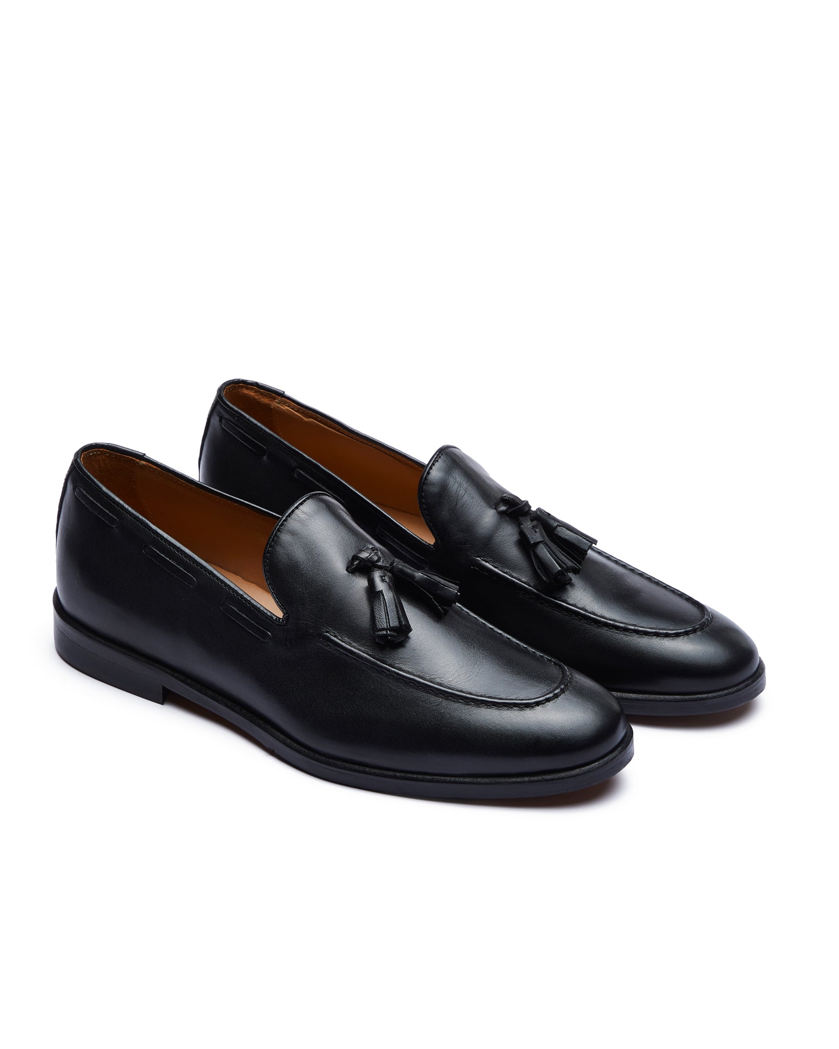 Jasper - black leather loafer