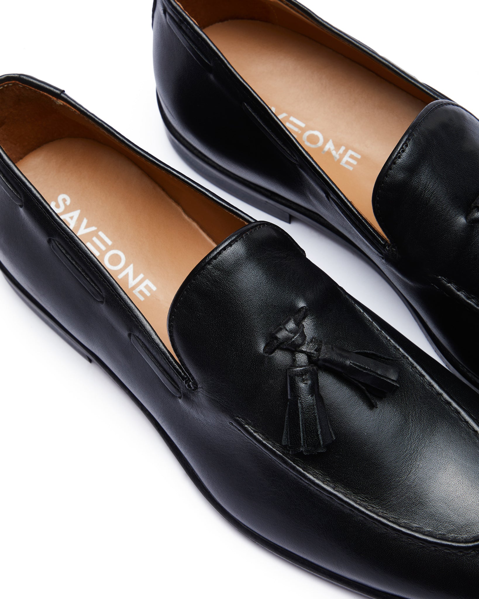 Jasper - black leather loafer
