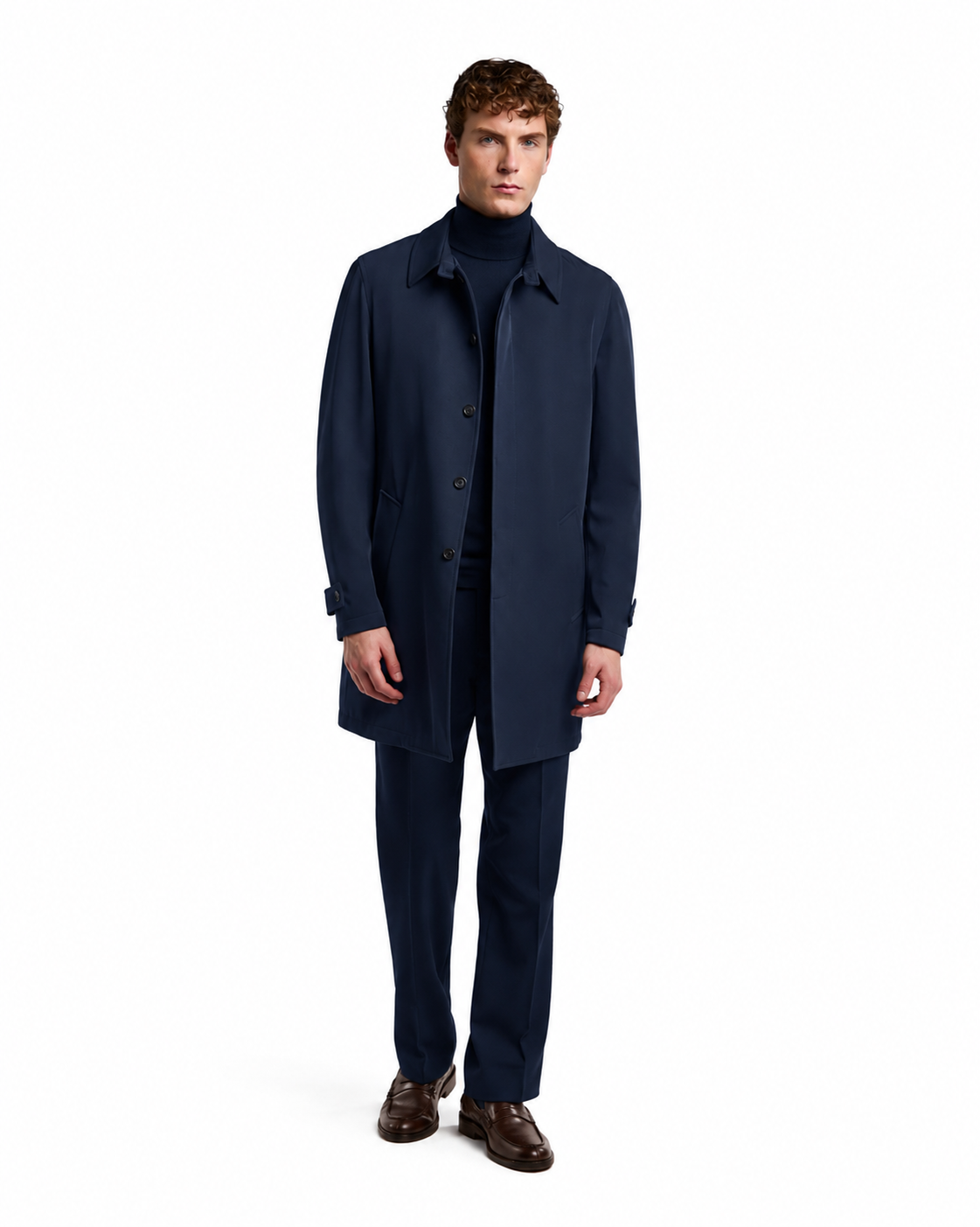 Gabardina técnica acolchada azul Tyler