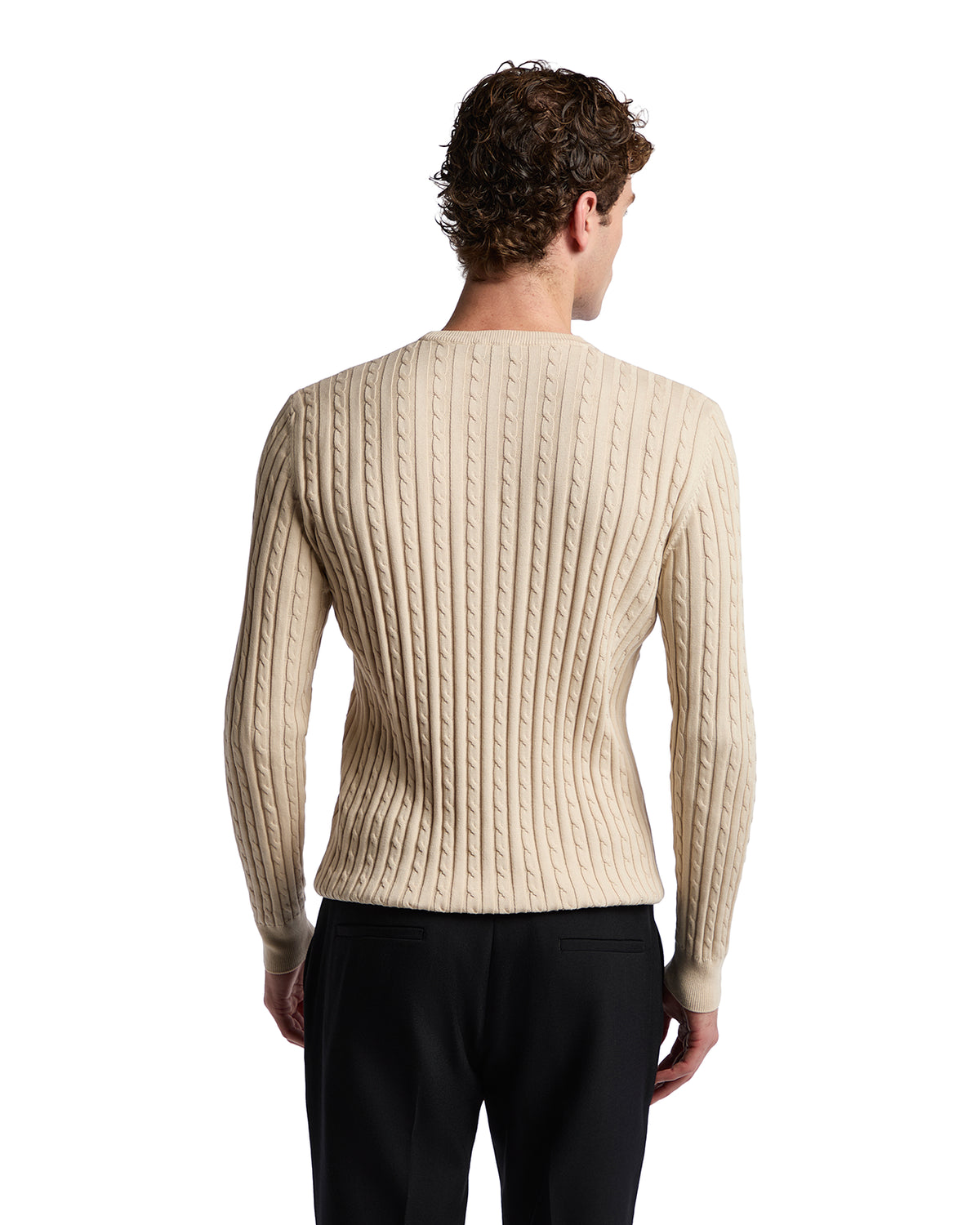 Maglione Fils in cotone beige