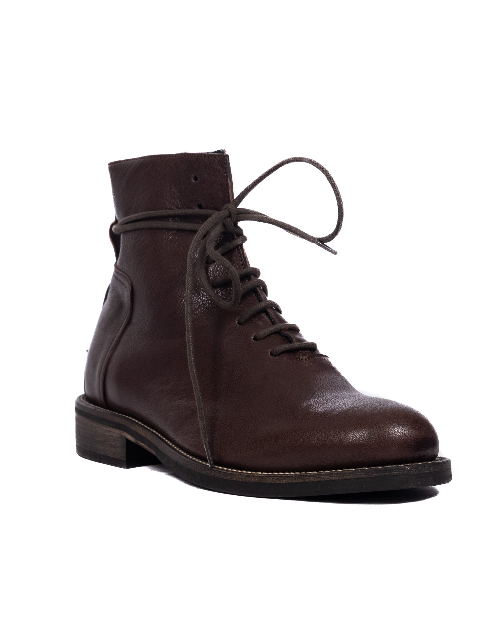 Houston - dark brown leather boot
