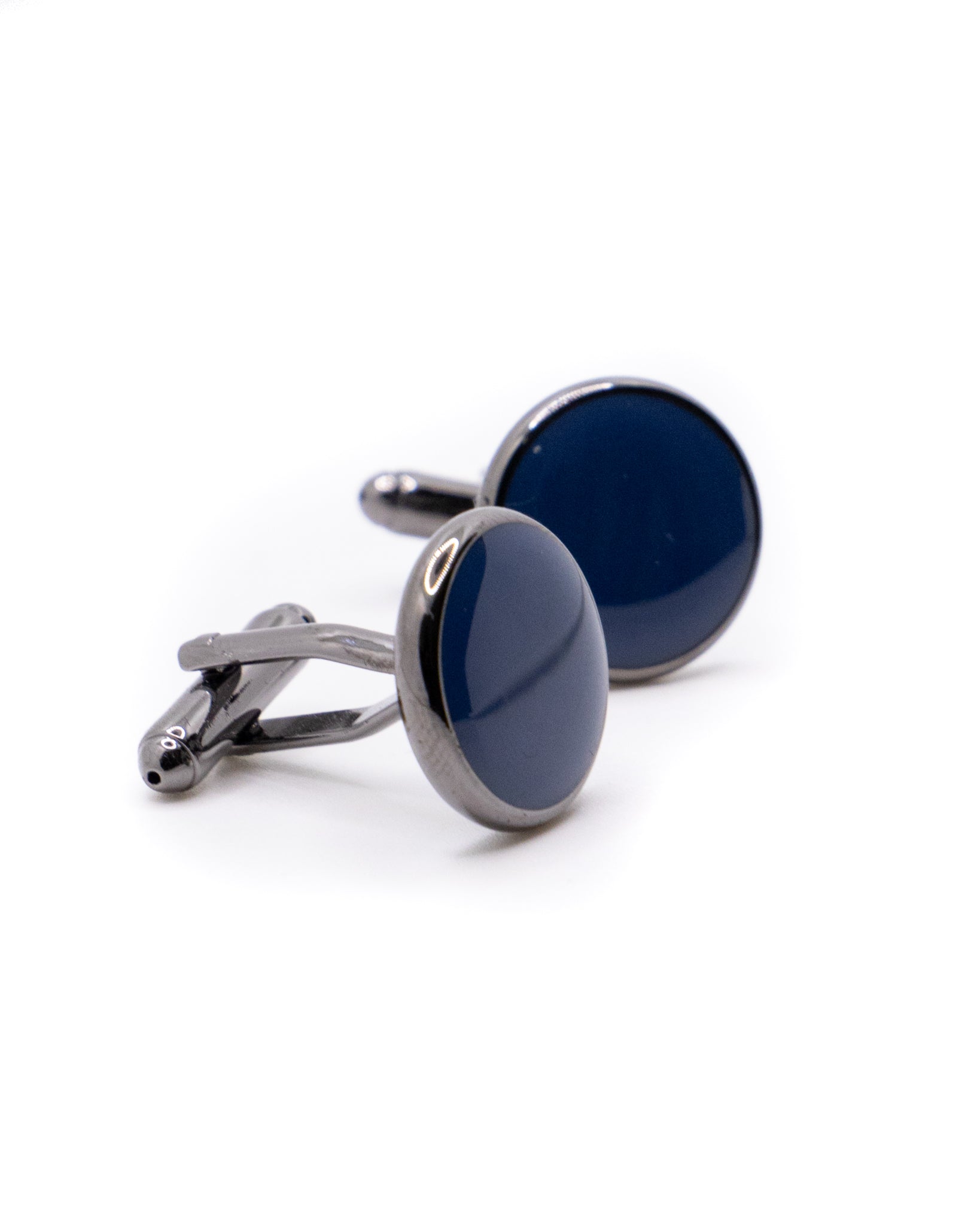 Ludovisi - silver and blue cufflinks