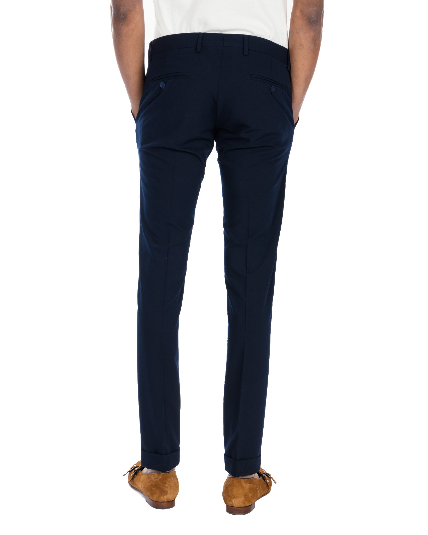 Brema - basic blue trousers