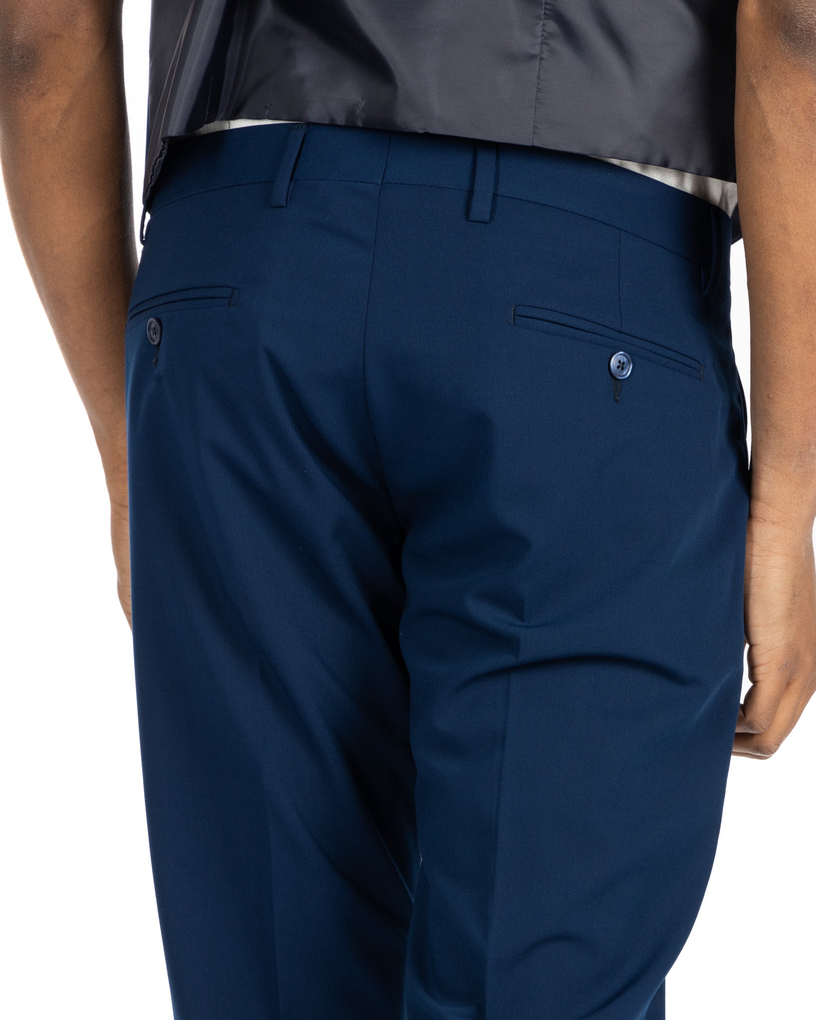 Brema - blue basic trousers