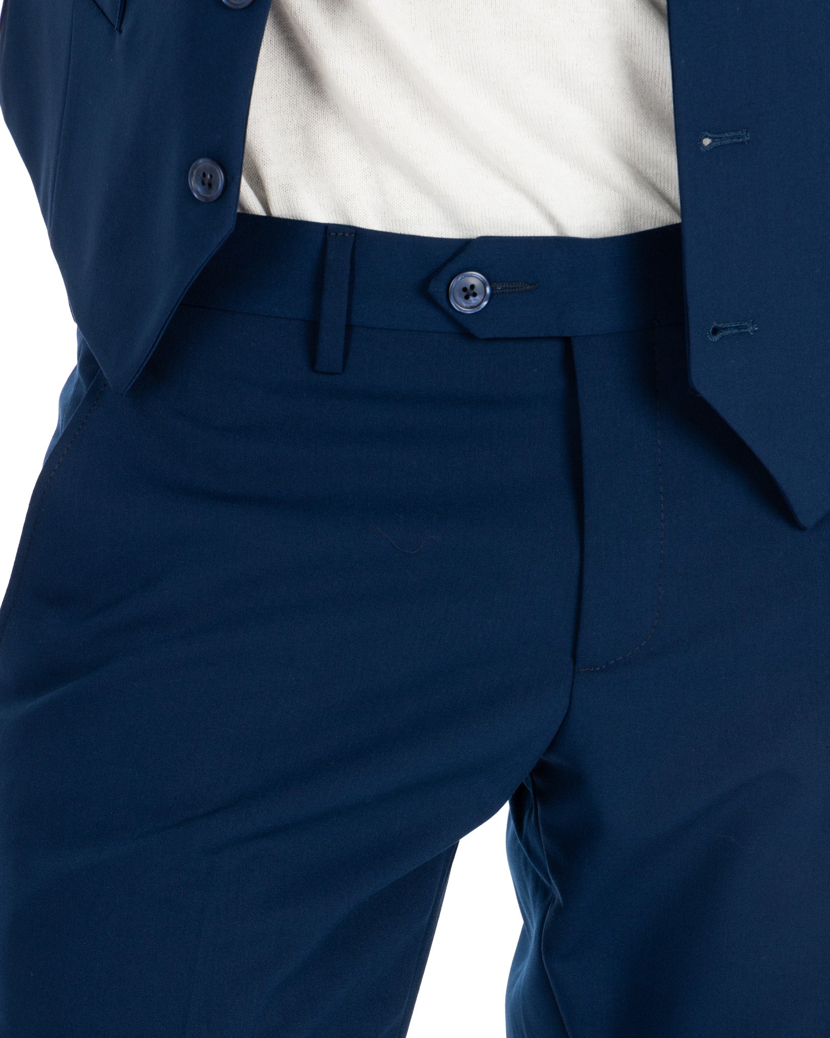 Brema - pantalon basique bleu
