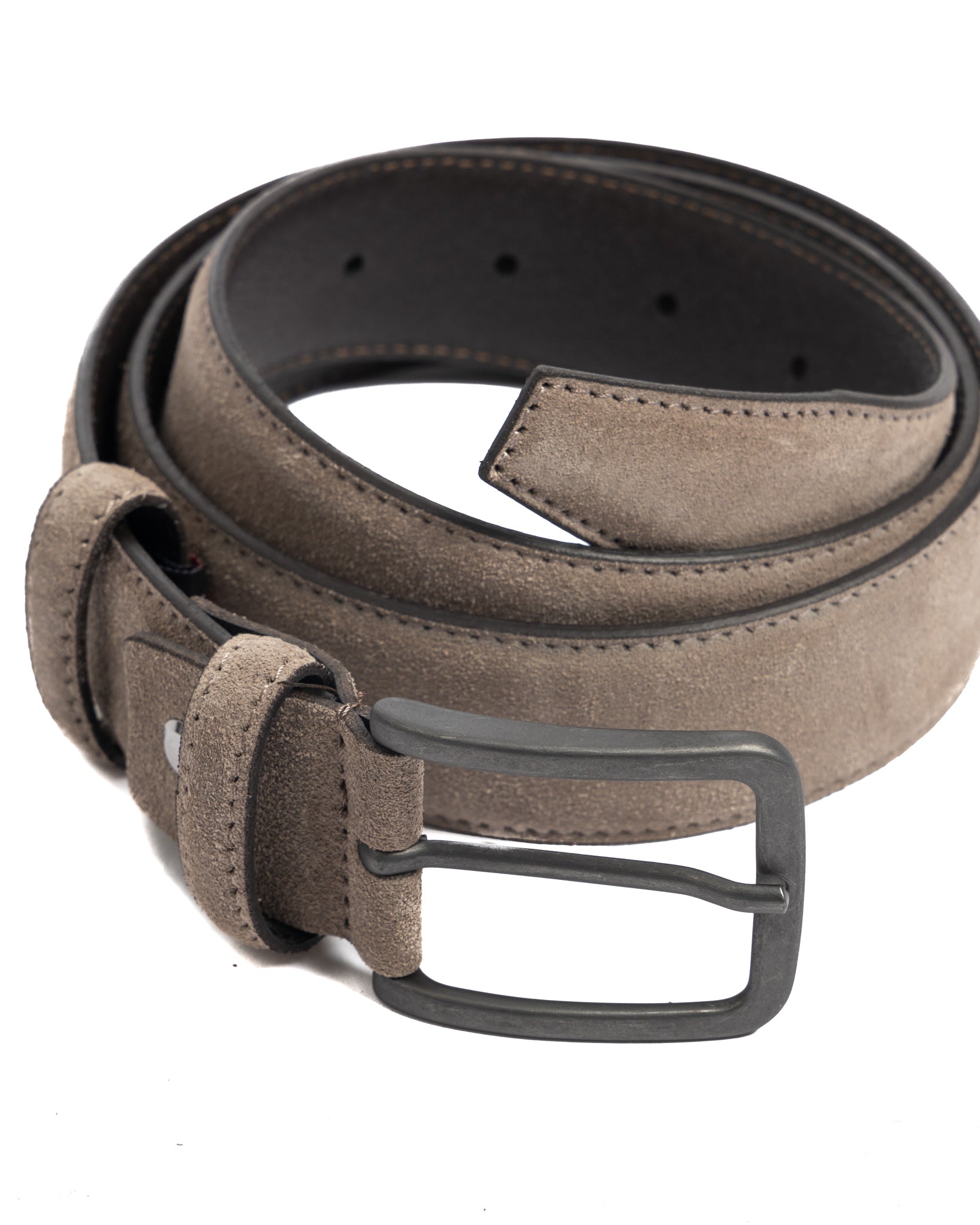 Cortona - mud belt in suede