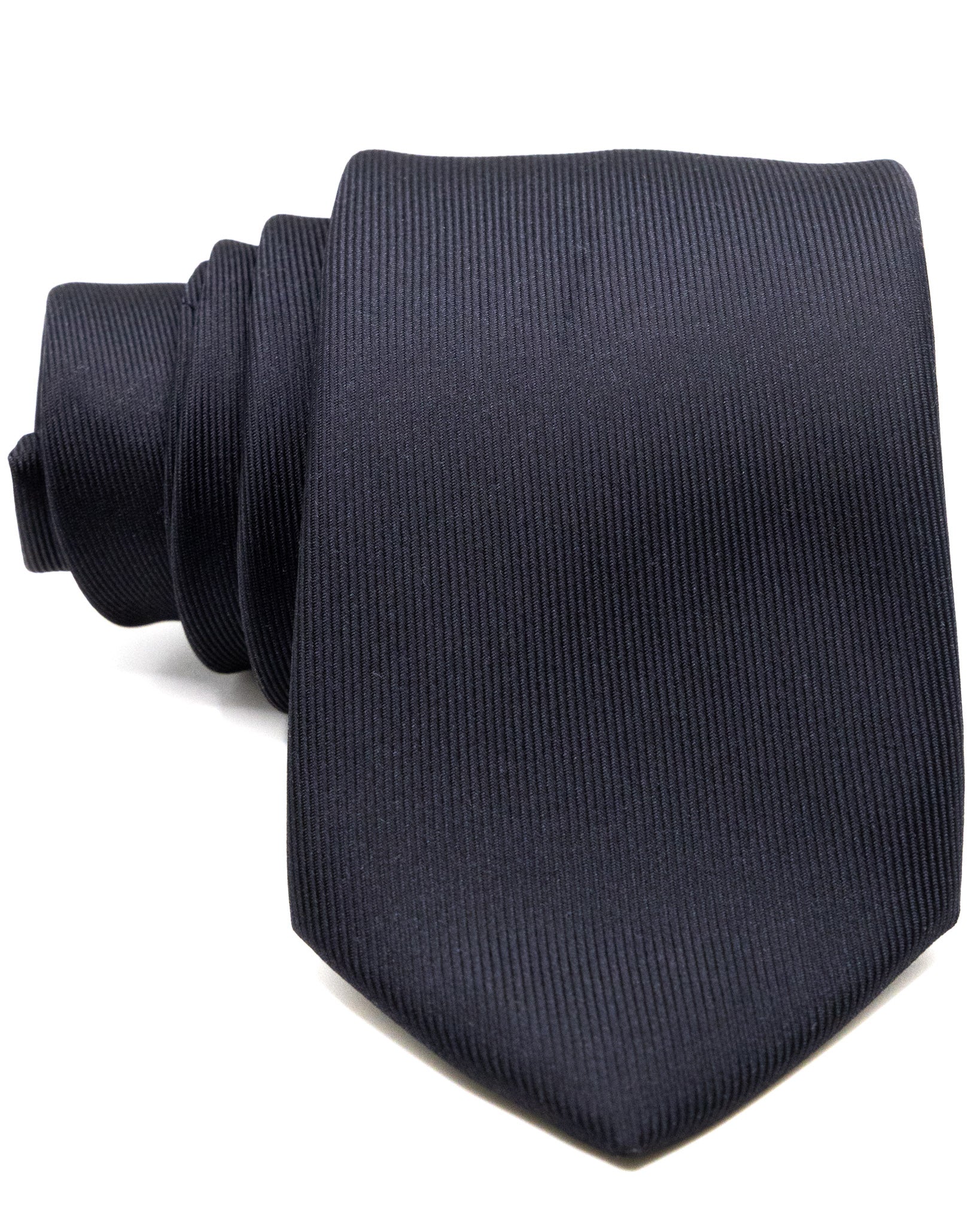 Cravatta - in seta twill nera