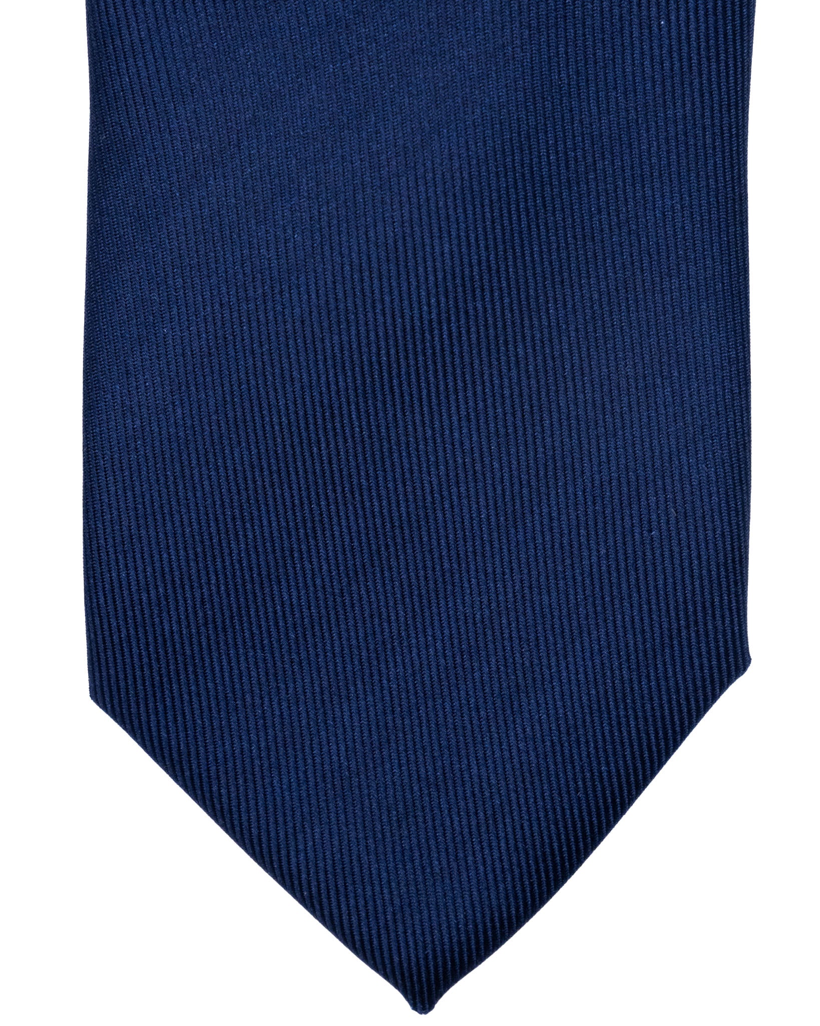 Cravatta - in seta twill blu navy