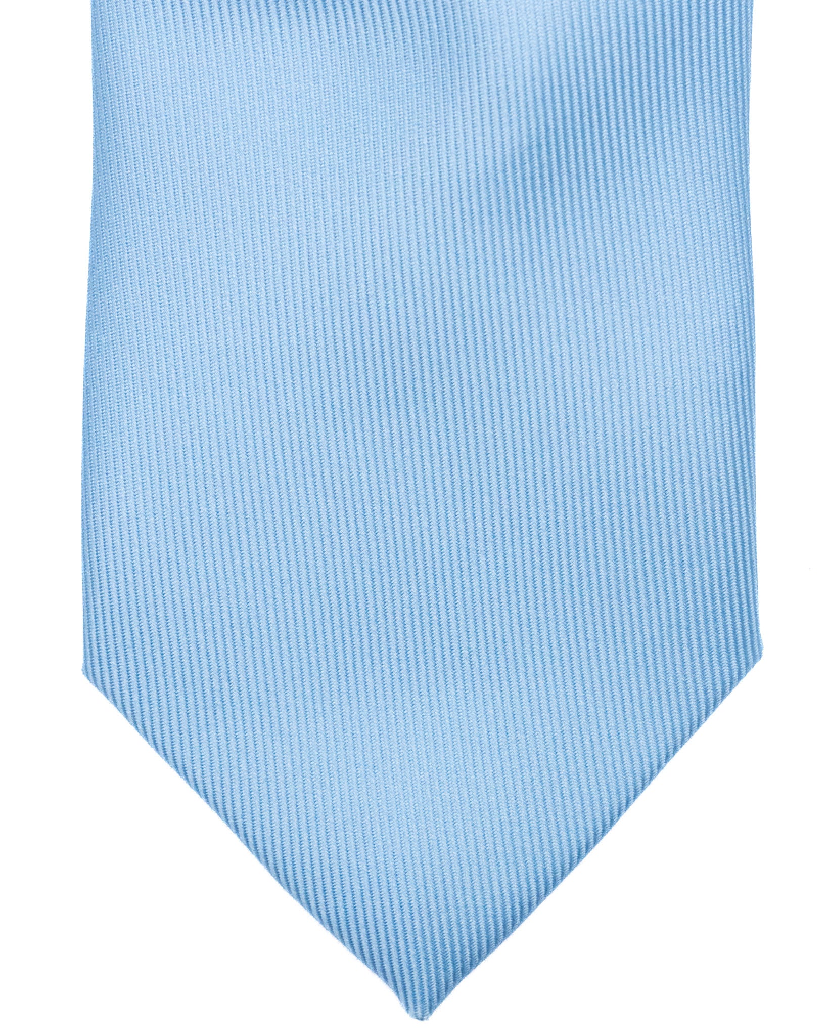 Tie - in blue woven silk